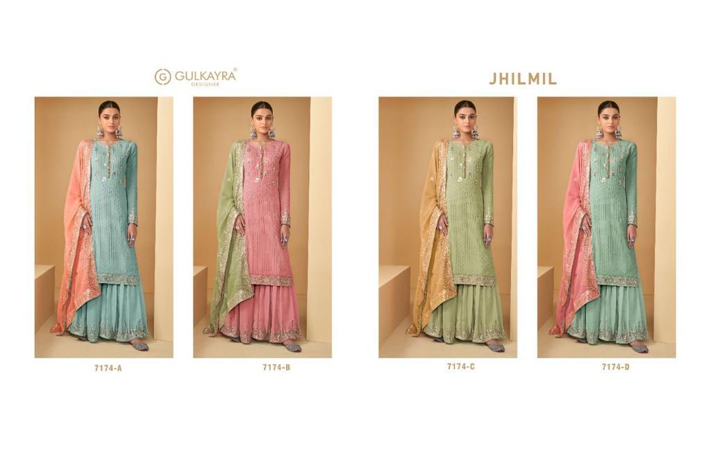 Jhilmil By Gulkayra Designer Georgette Suit Wholesaler Surat