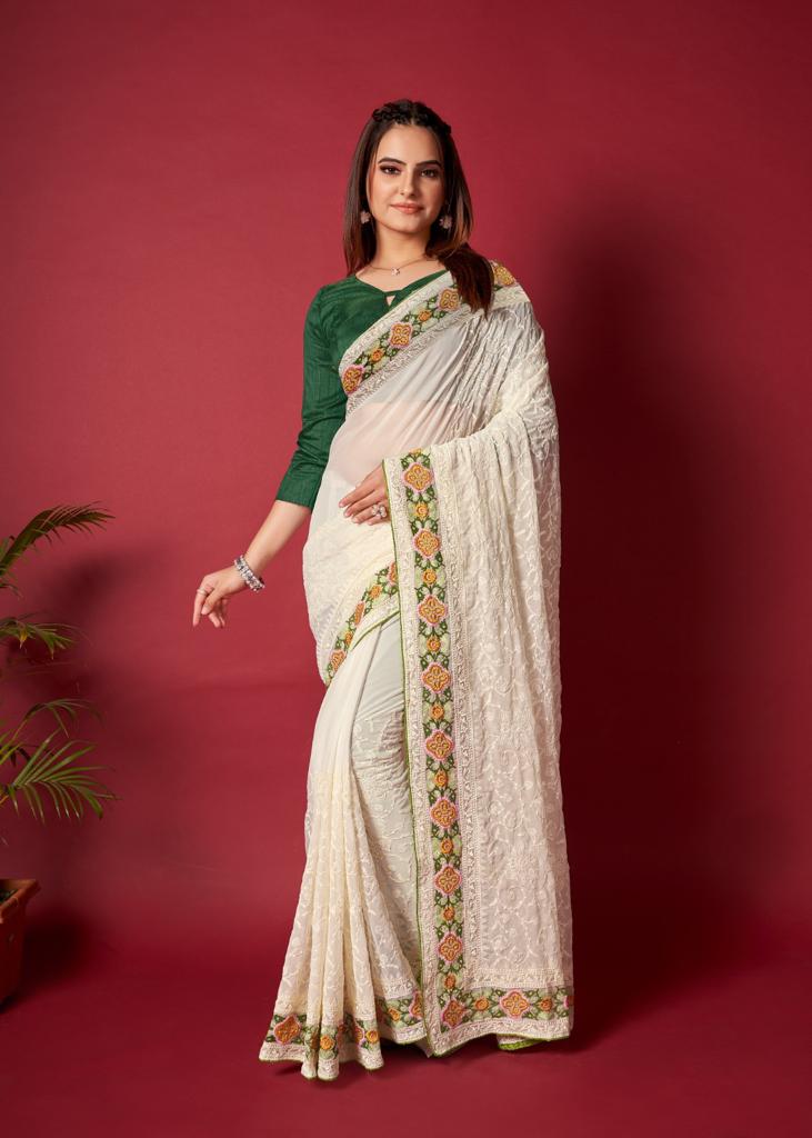Rasmalai New Georgette Saree Collection Manufacturer Surat