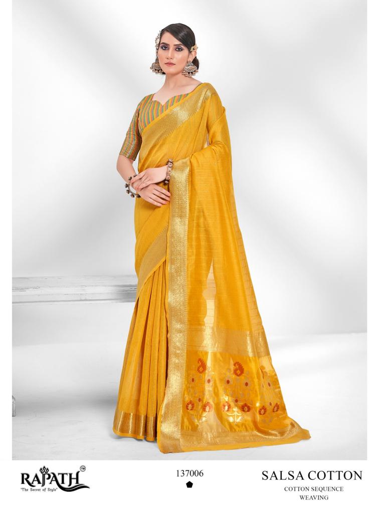 Salsa Cotton By Rajpath Fabrics Beautiful Concept Single Avilable Wholesaler Supplier Surat