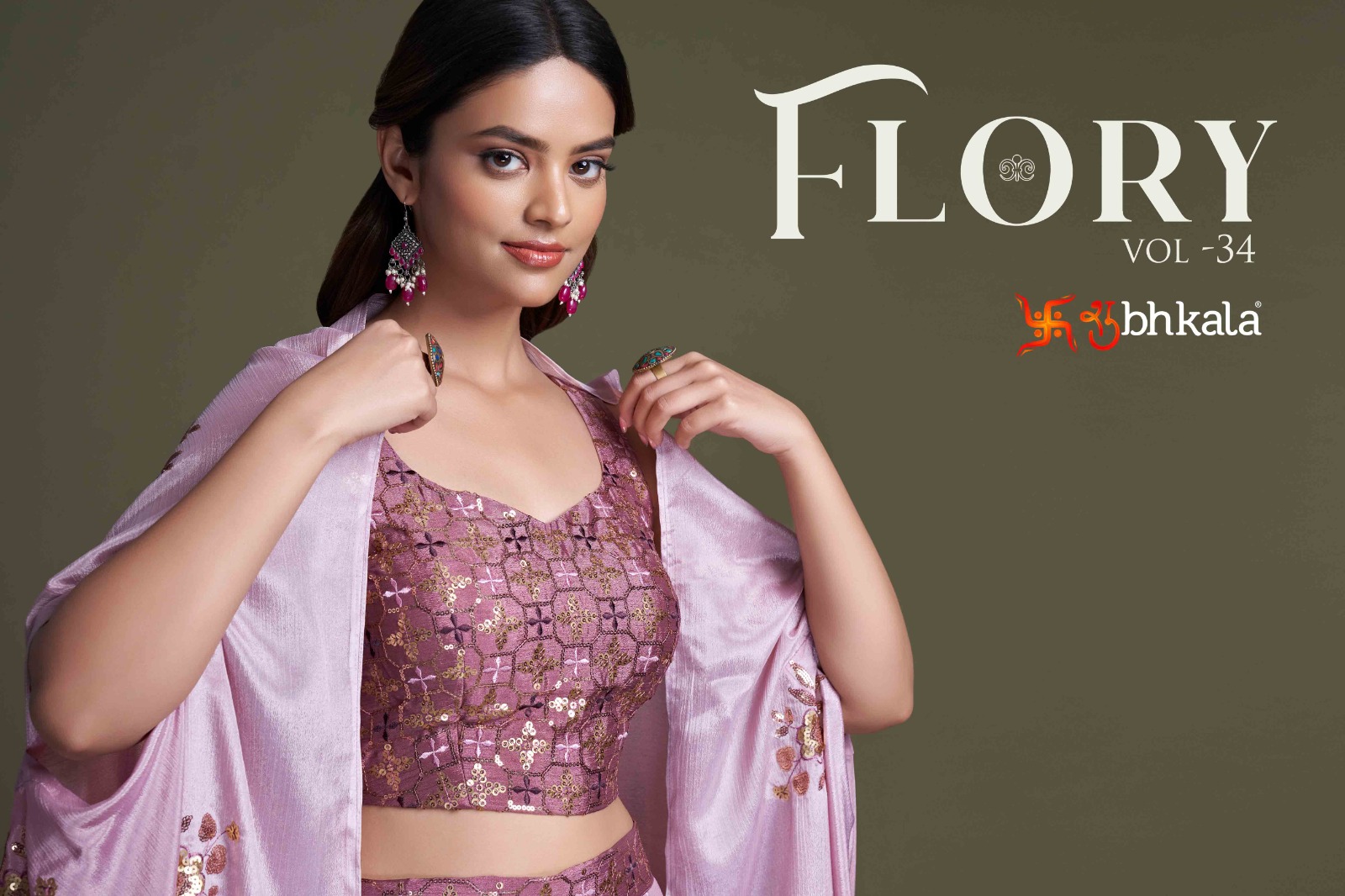 Flory Vol 34 By Shubhkala Exclusive Stitched Stylish Koti Style Choli With Palazzo Set Manufacturing...