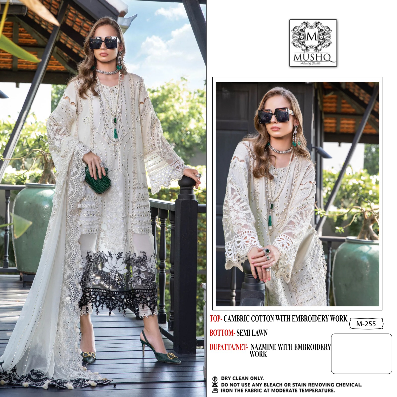 M 254 55. 56 Mushq By Shraddha Cotton Suits Manufacturing Surat