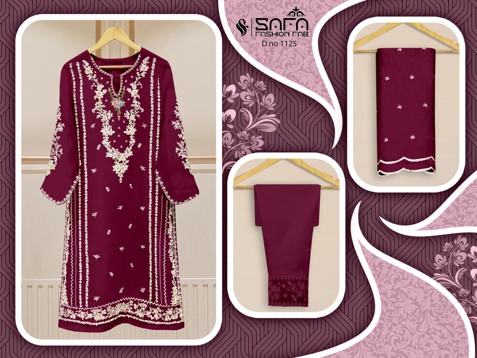Sf 1125 By Safa Fashion Fab Laxuria Pret Formal Wear Collection Manufacturer Surat