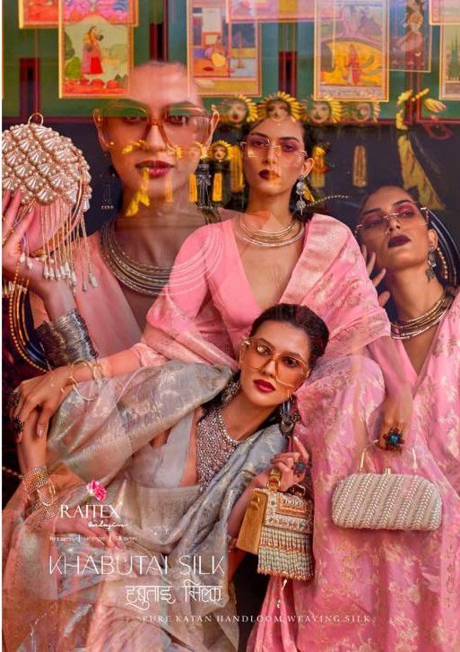 Rajtex New Catalog Khabutai Silk Handloom Weaving Sarees