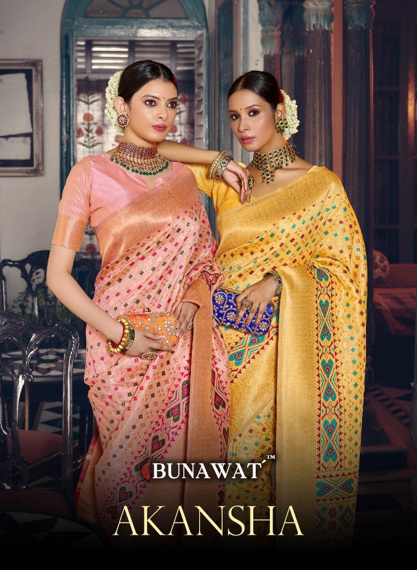 Akansha By Bunawat Designer Women Silk Saree