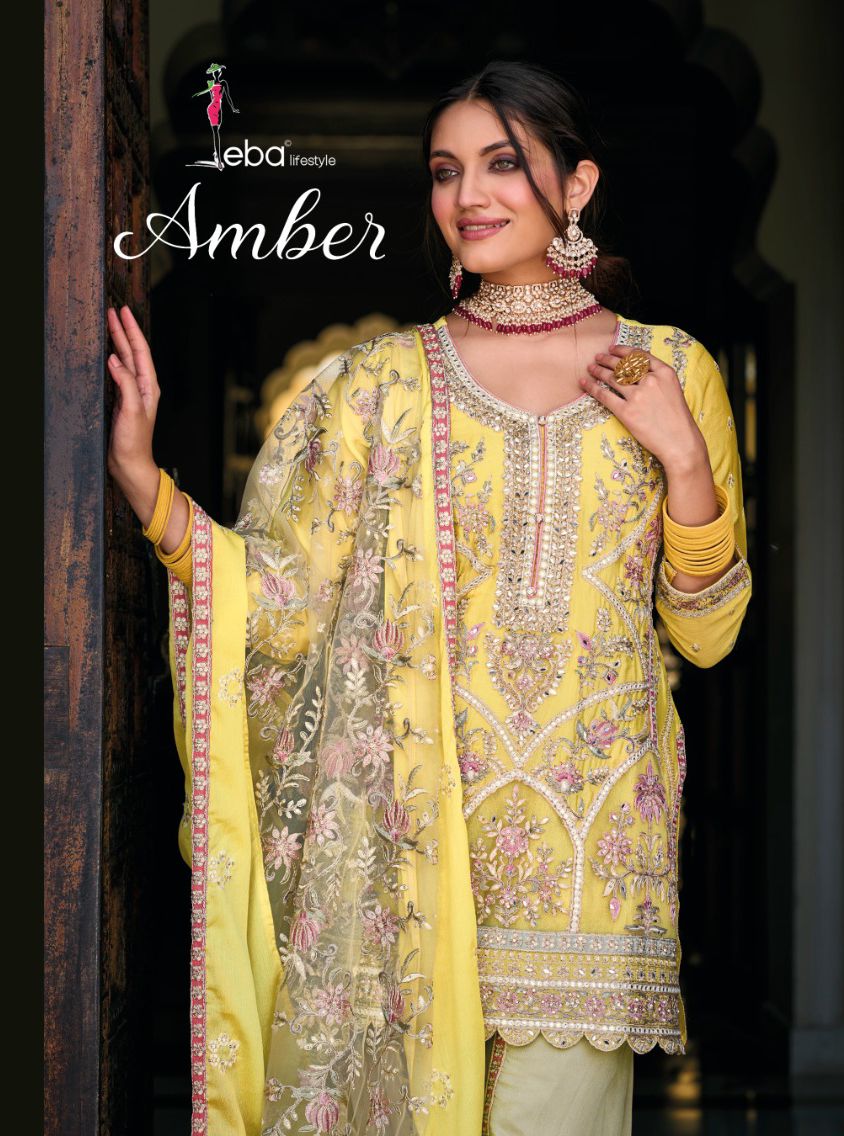 Zaveri Amber Chinnon Ready Made Dhoti Collection