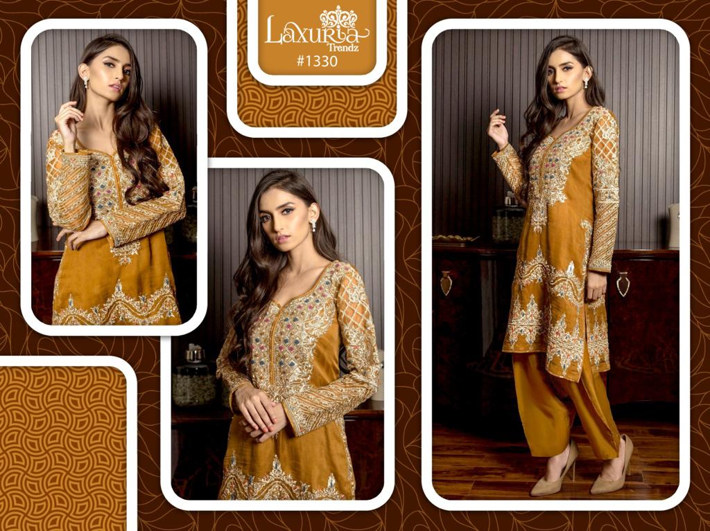 Laxuria Trendz D No 1330 Look Classy Style Velvet Designer Winter Collection Manufacturer Surat