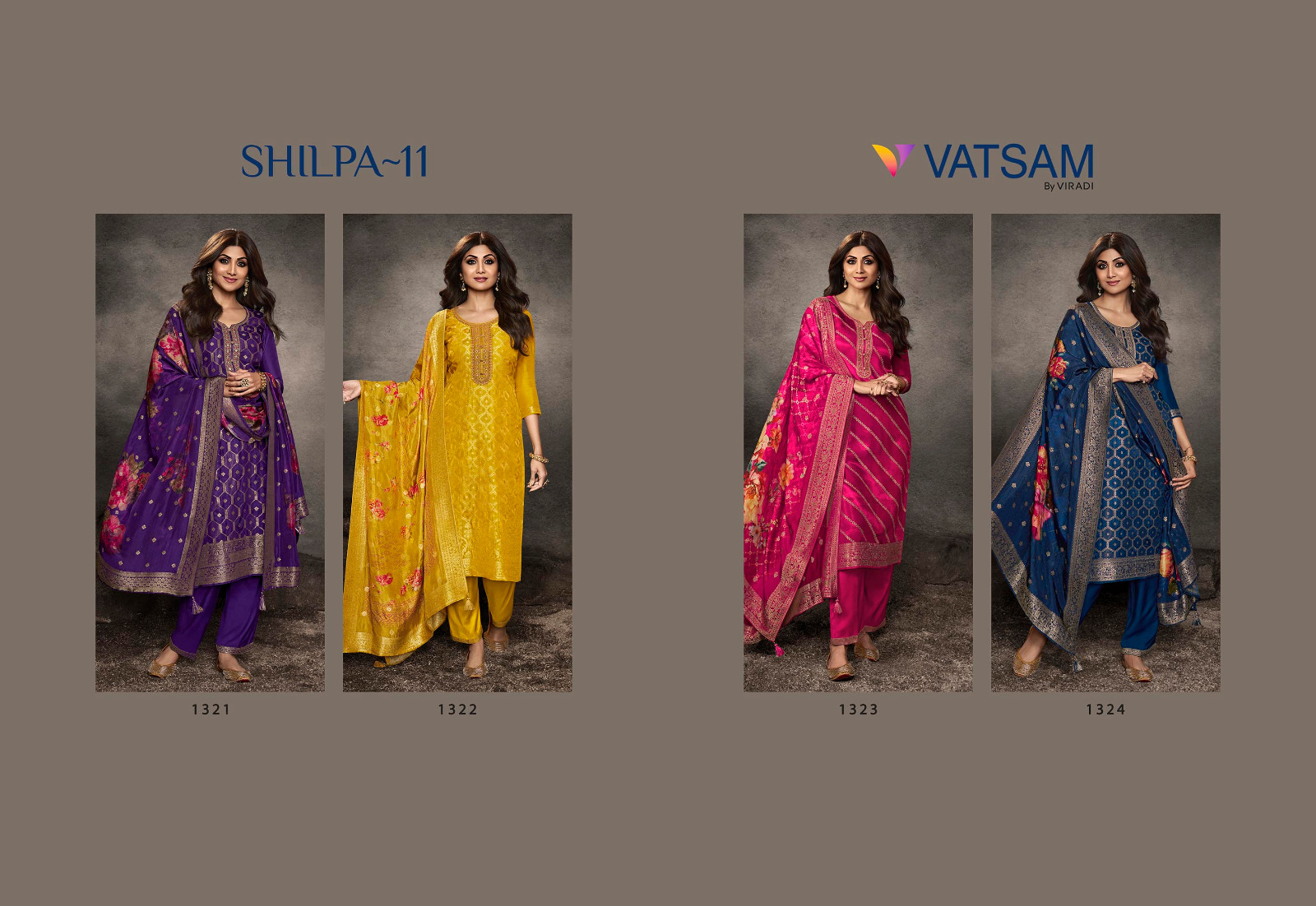 Shilpa Vol 11 By Vatsam Latest Redymade Suits Collection