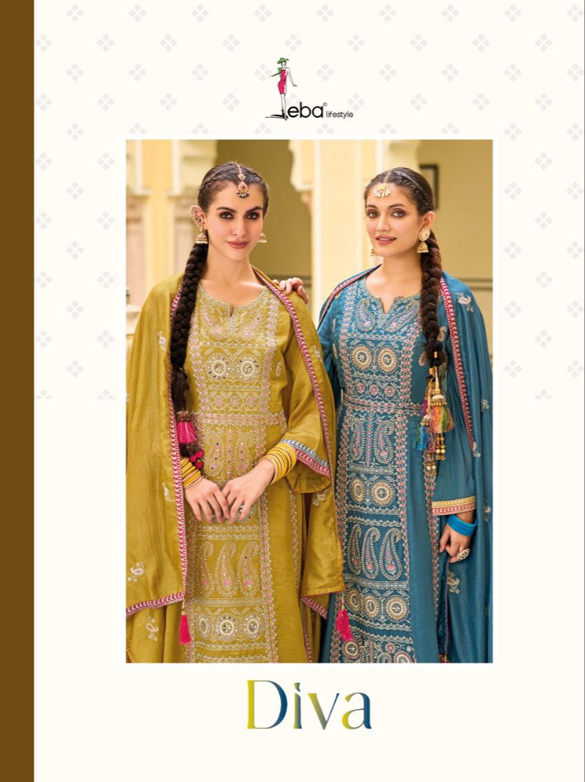 Eba Lifestyle New Catalog Diva Premium Palazo Redymade Collection Manufacturer Surat