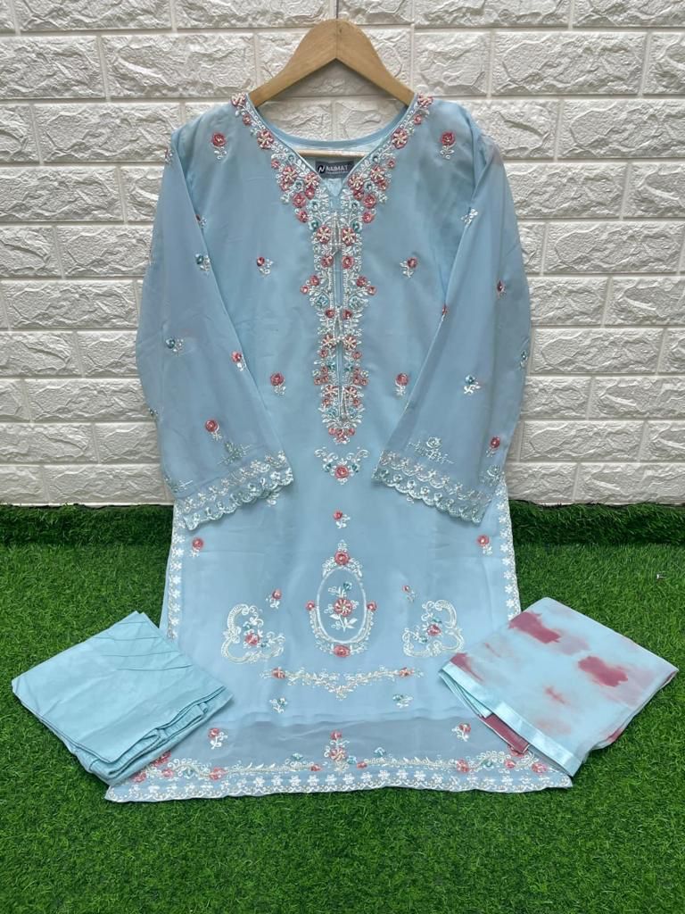 Nfs 1088 Naimat Fashion Studio Embroidery Velvet Collection Manufacturer Surat