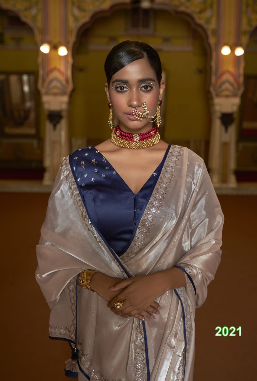 Kimora New Launching Saanjh Party Wear Sarees