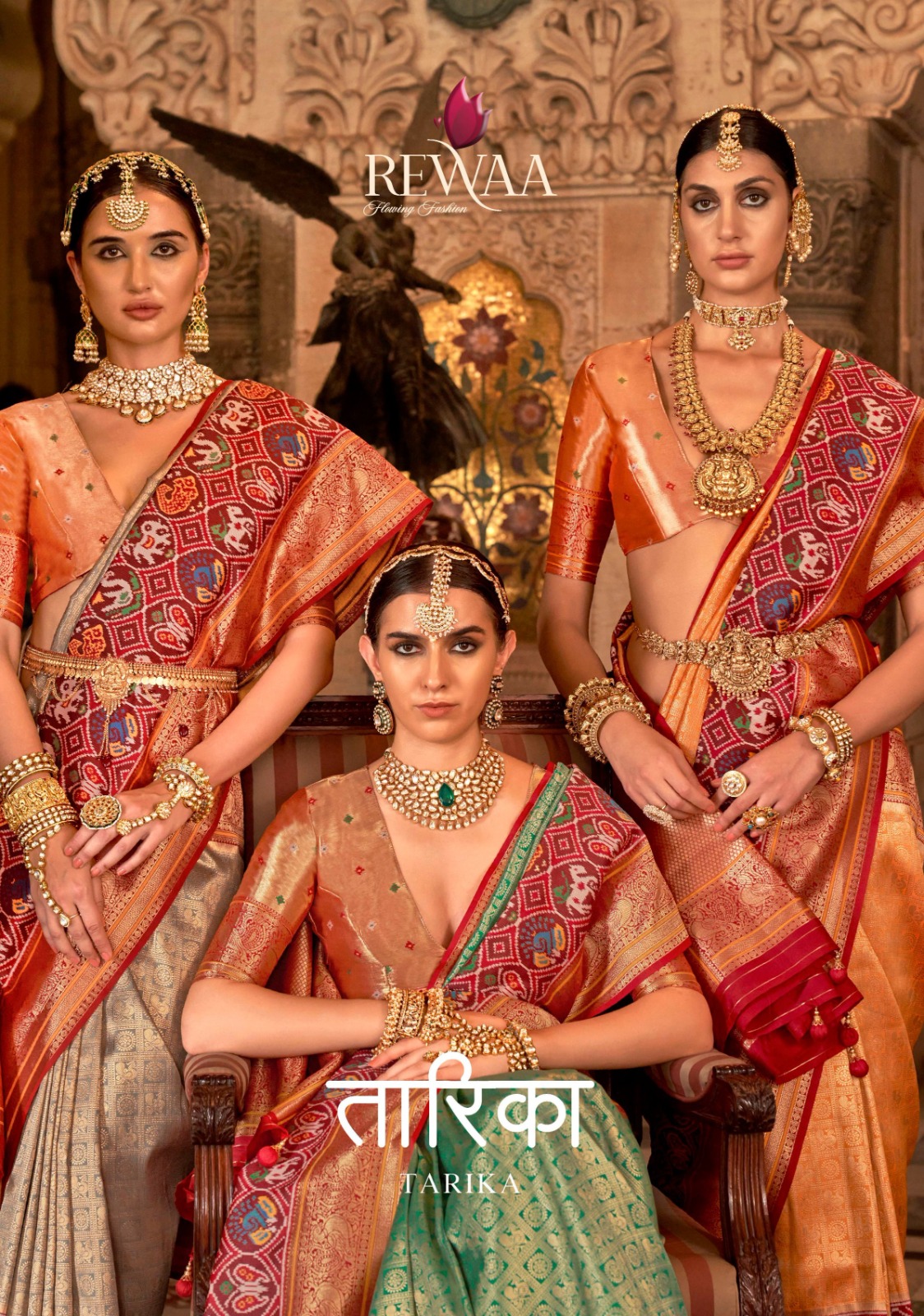 Rewaa New Launching Tarika Silk Banarasi Sarees