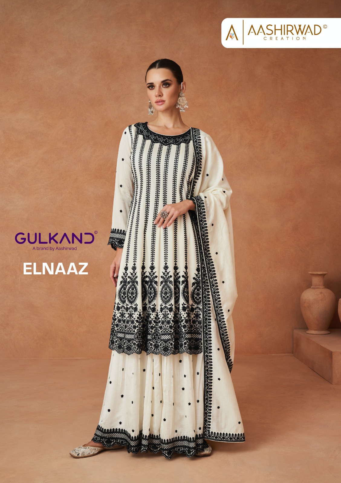 Elnaaz By Aashirwad Creation Premium Collection Manufacturer Surat