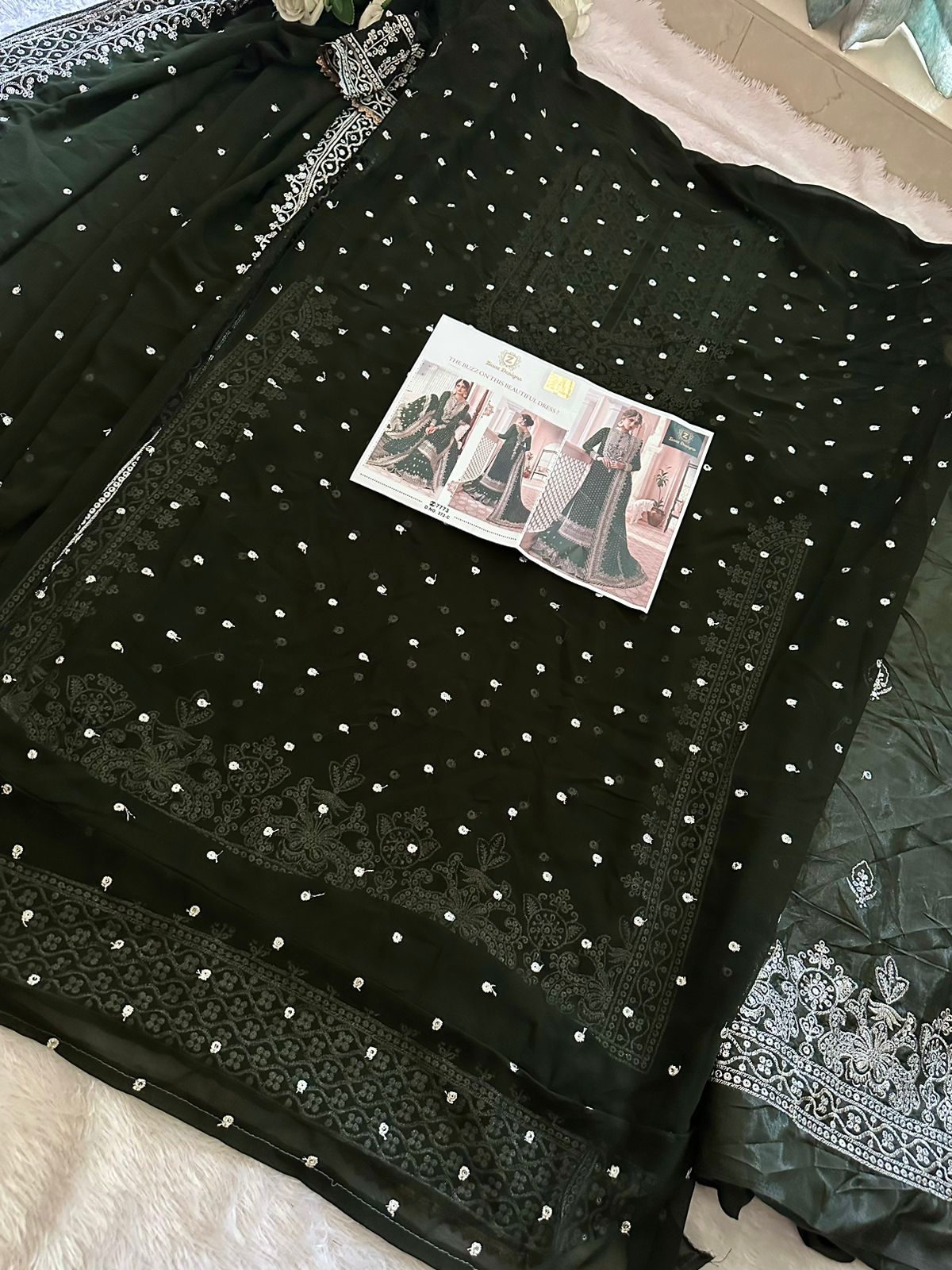 Ziaaz Designs D No 372 Georgette Suit