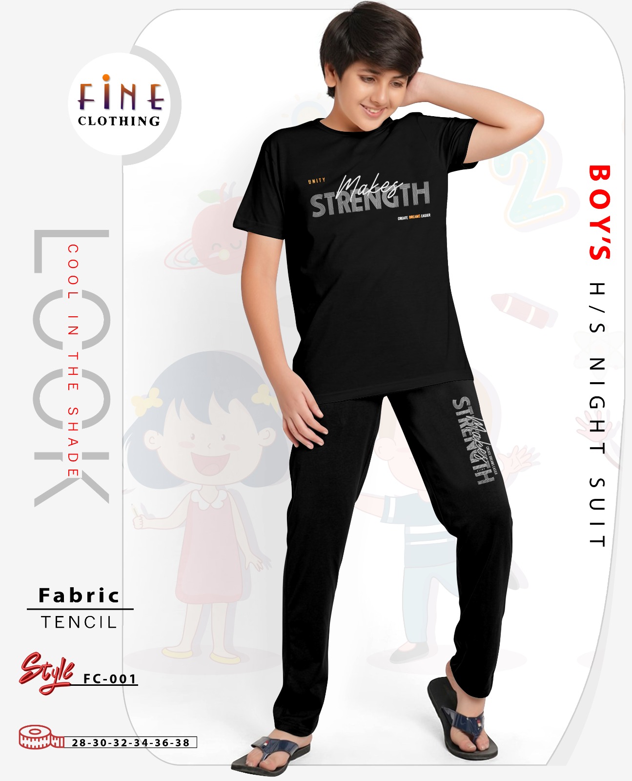 Tensil Lower By Fine Clothing Kids Night Wear Collection Manufacturer Surat