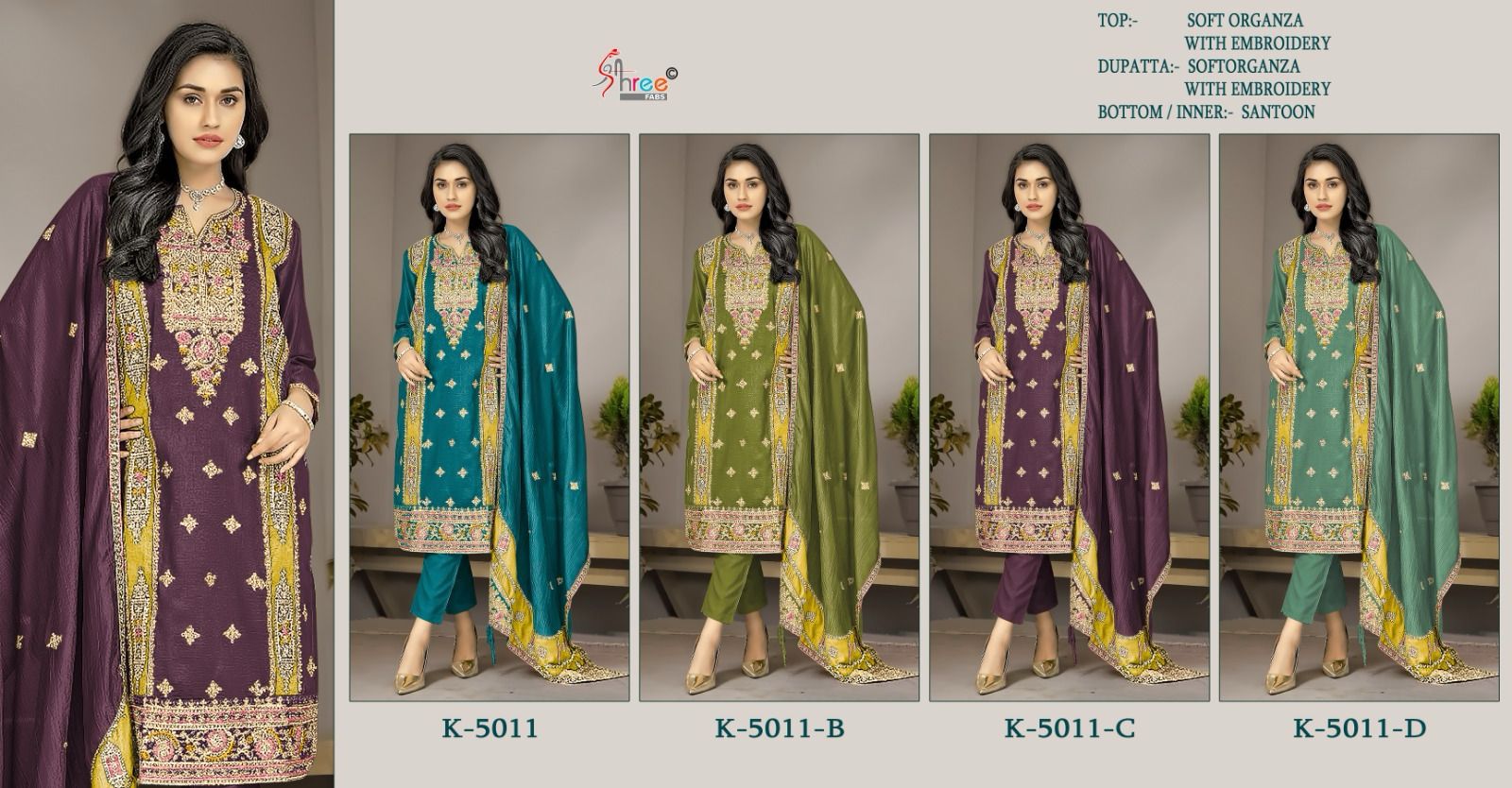 K 5011 By Shree Fabs