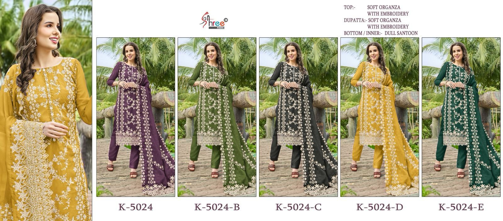 K 5024 By Shree Fabs