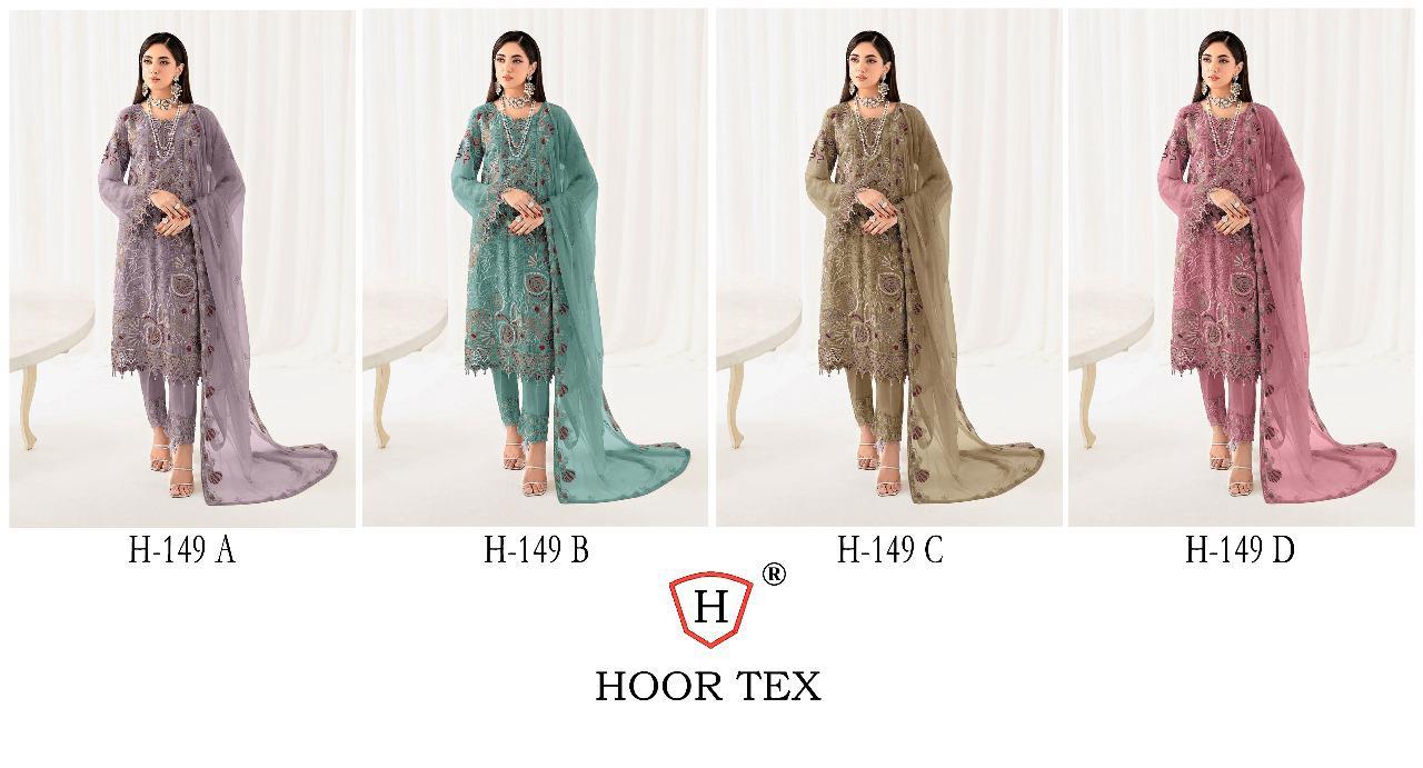 H 149 A To D Georgette Embroidered Collection Manufacturer Surat