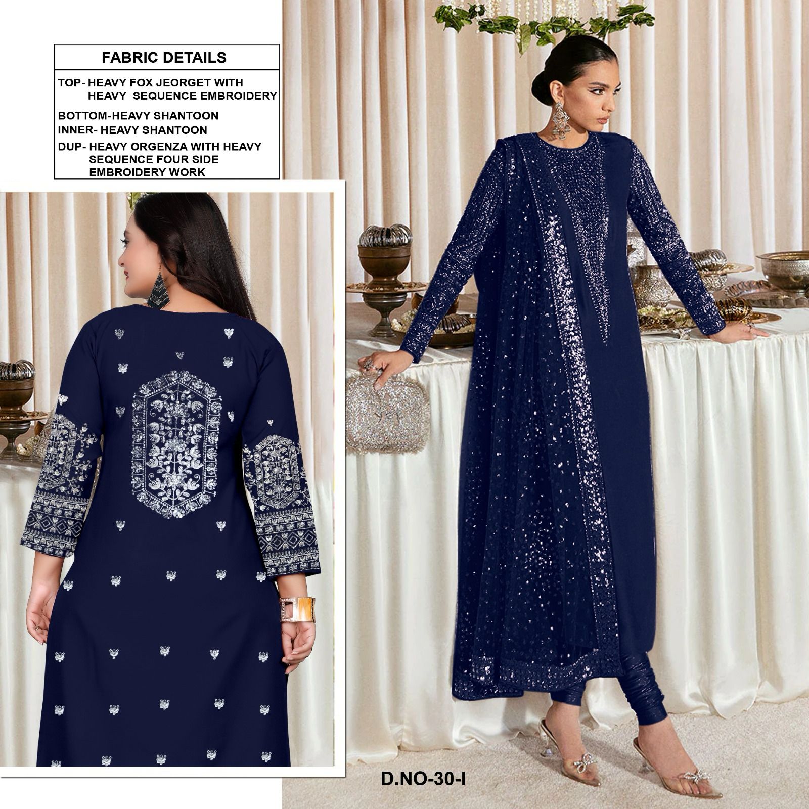 Alkaram Creation D No 30 Georgette Pakistani Suits