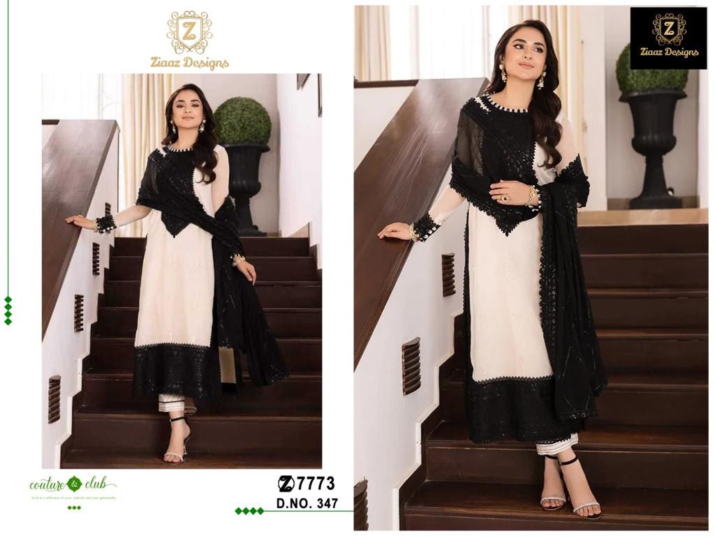 Ziaaz Designs D No 347 Eid Collection Manufacturer Surat