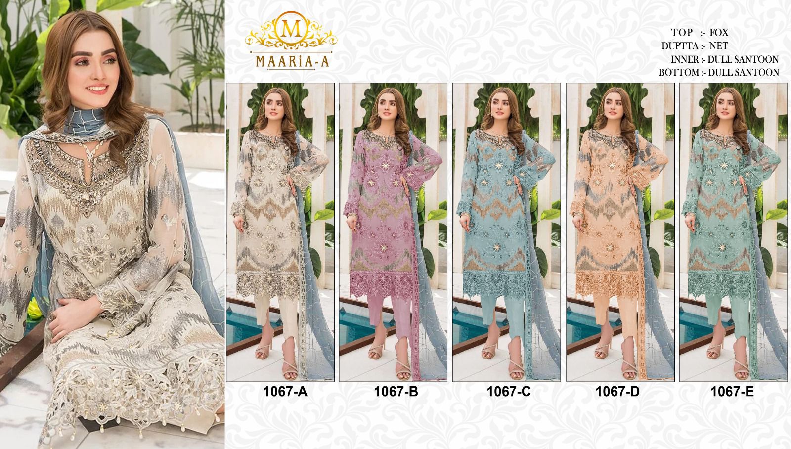 Maaria A 1067 Colour Eid Collection
