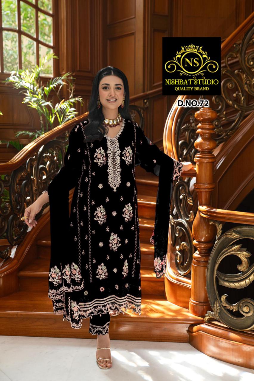 Hishbat Studio D No 72 Eid Collection Manufacturer Surat