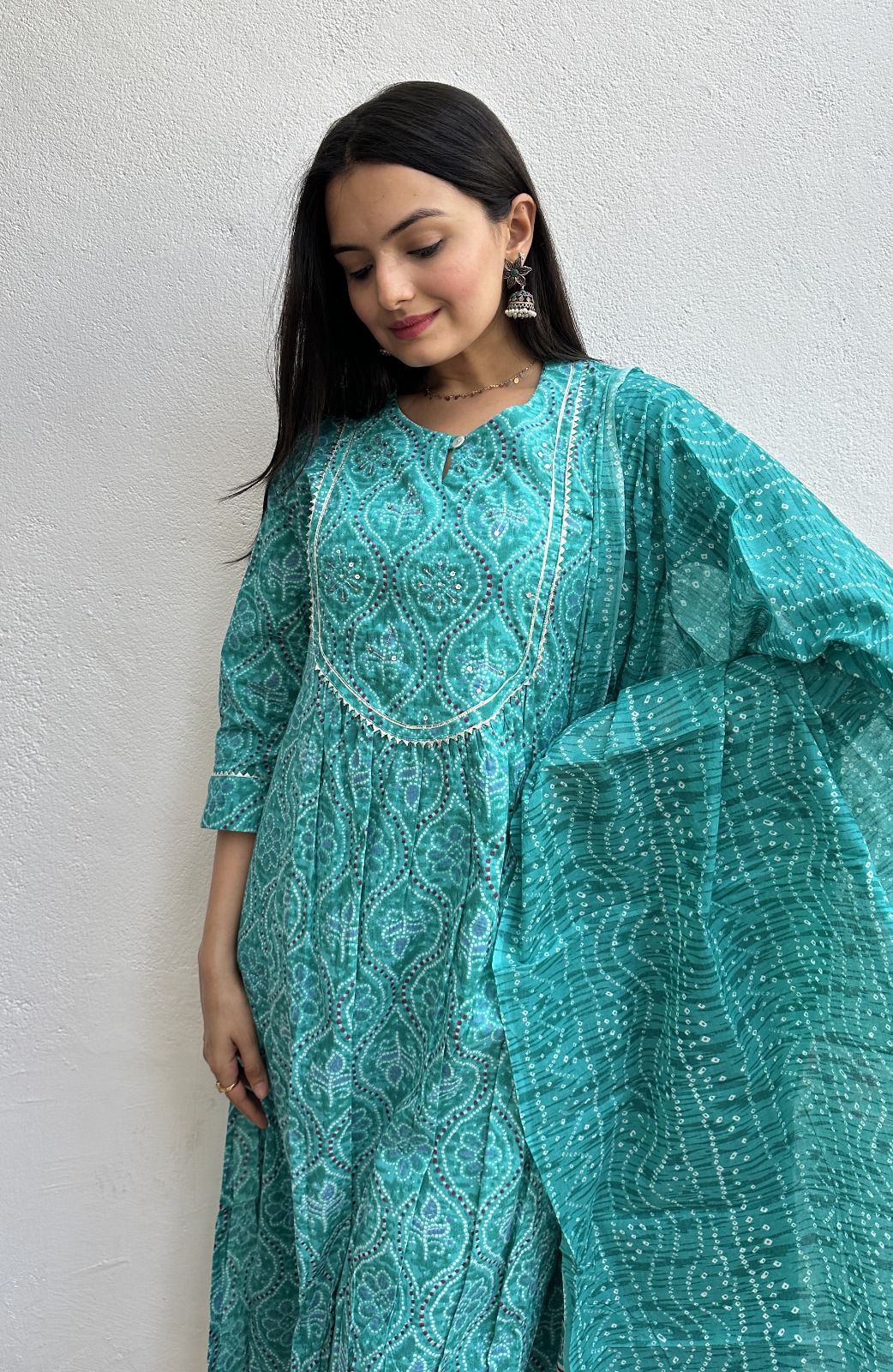 Indira New Cotton Kurti Bottom Duppata Collection Manufacturer Surat