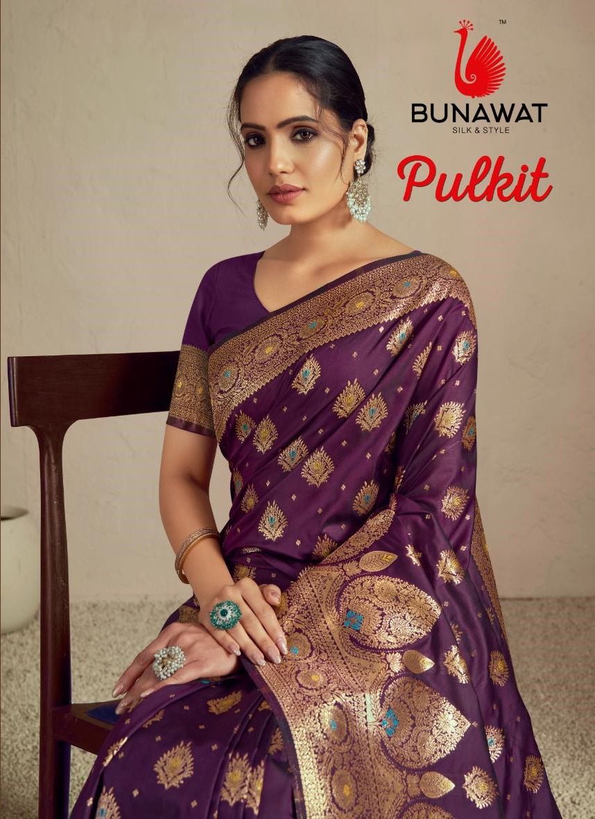 Pulkit By Bunawat Silk Saree Collection Manufacturer Surat