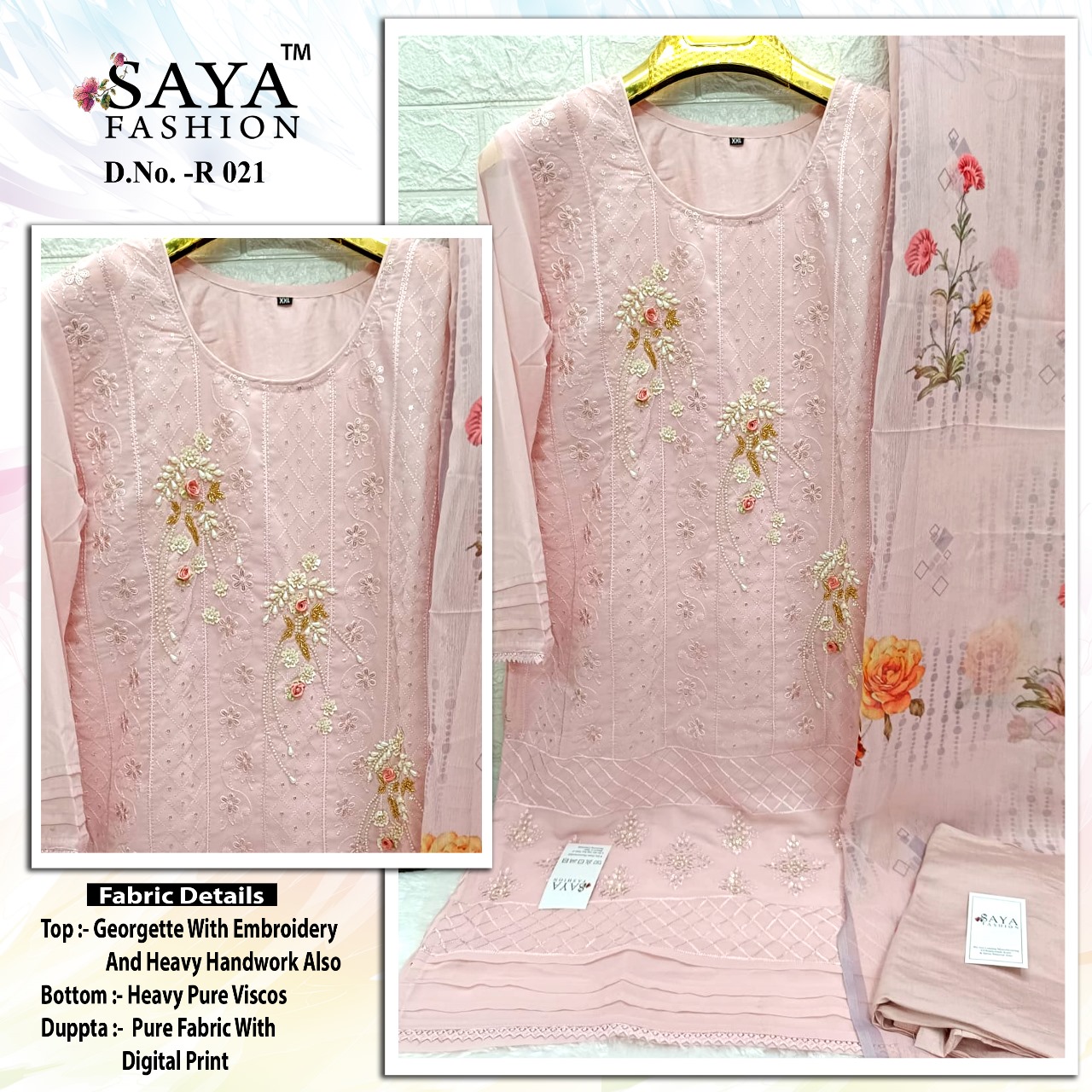 R 021 By Saya Fashion Readymade Eid Collection
