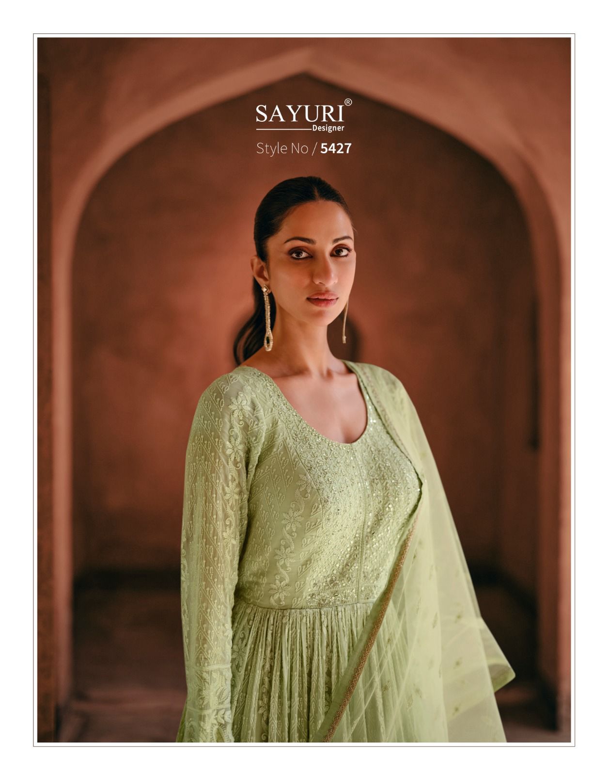 Kavya By Sayuri Designer Georgette Stylish Anarkali Dress