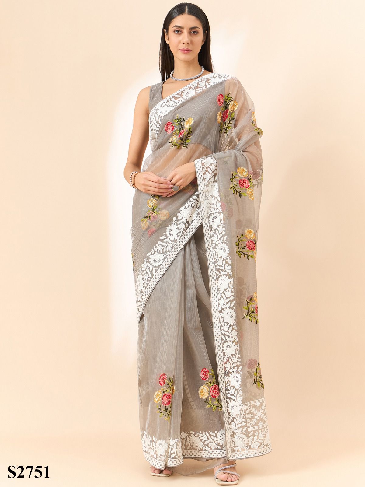 Roozal Vol 8 Organza Festival Saree