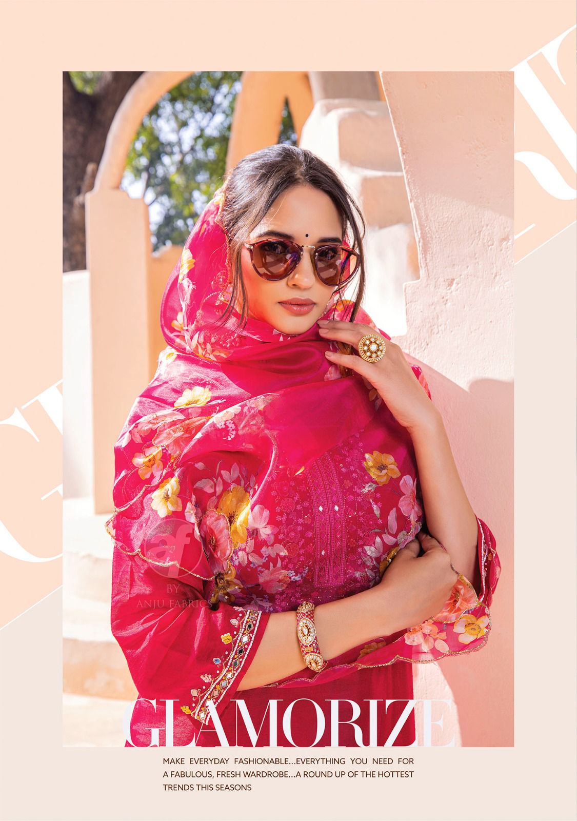 Shehnai Vol 7 By Anju Fabric Kurti Pants With Heavy Dupatta