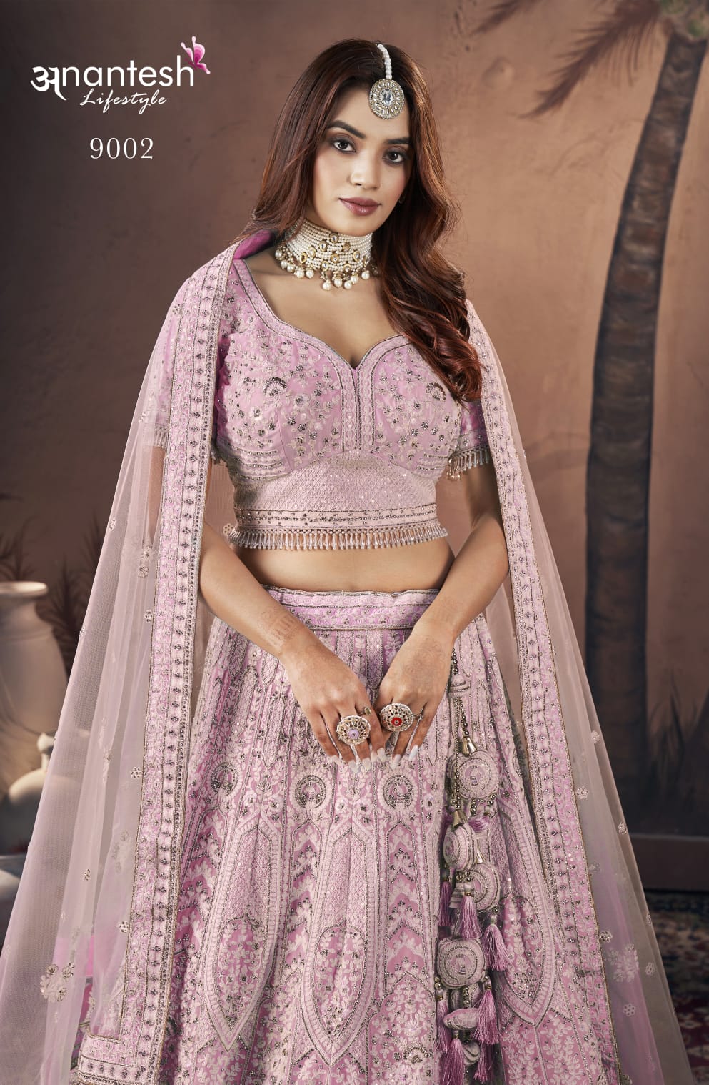 Bridal Couture 2024 Design 9002 Colours By Anantesh Lifestyle Handwork Wedding Lehengacholi Collecti...