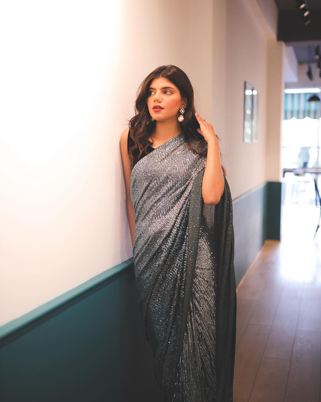 New Blockbuster Bollywood Sequence Design 3408 Georgette Saree Collection Manufacturer Surat