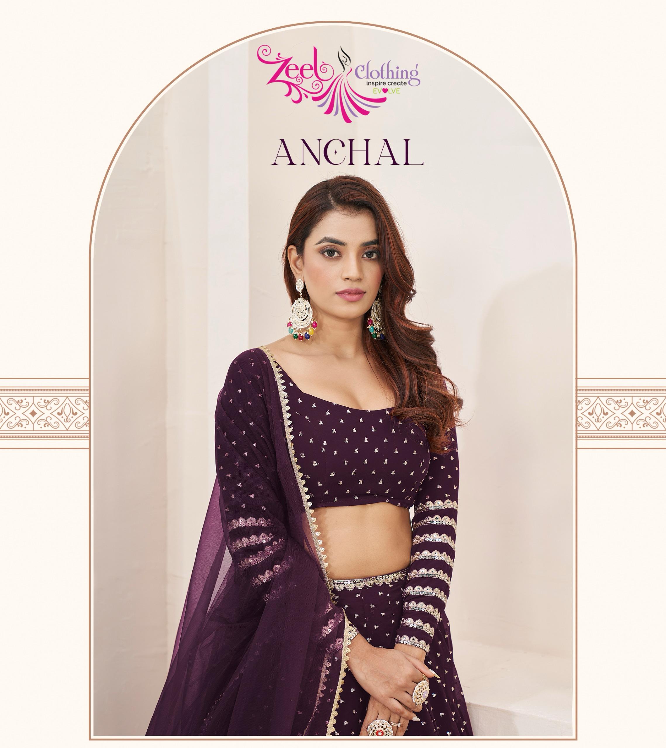 Anchal By Zeel Clothing Georgette Party Wear Collection Manufacturer Surat