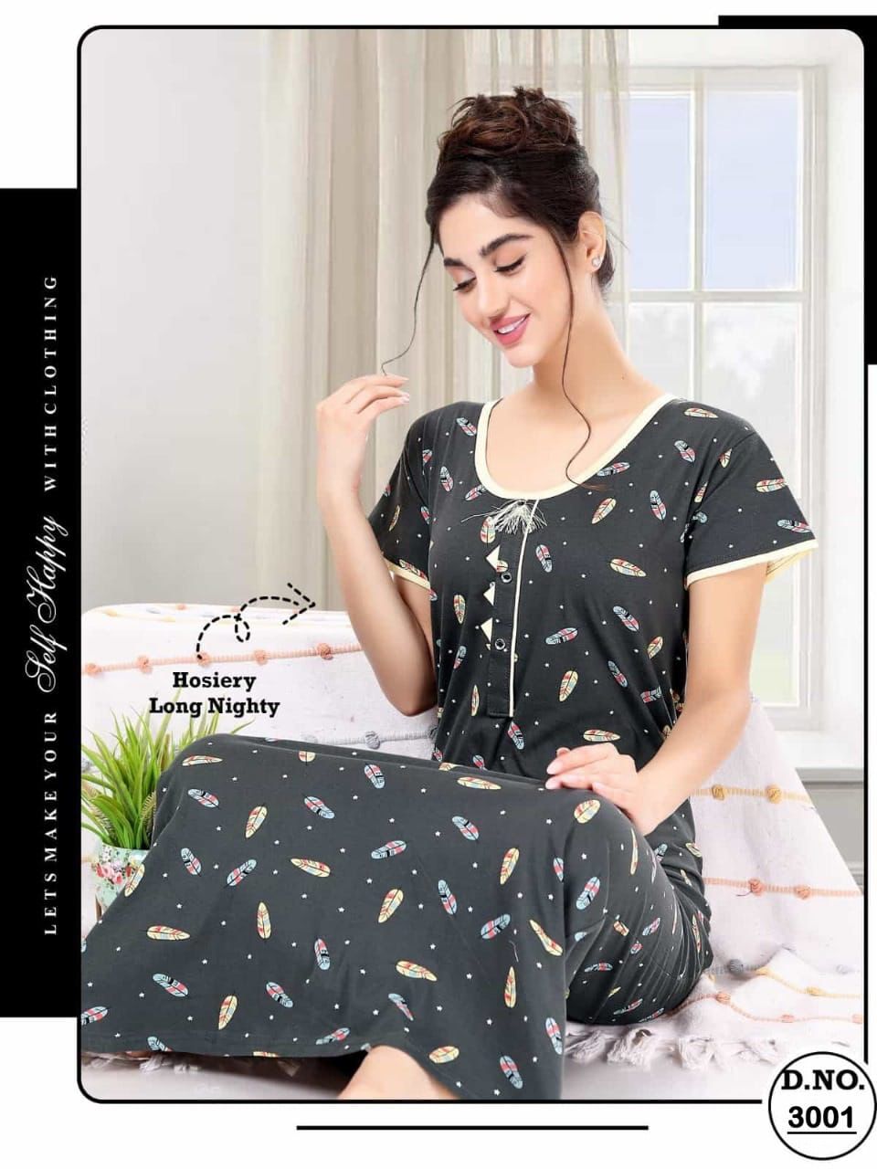 Sleepwell Vol 25 Premium Long Nighty