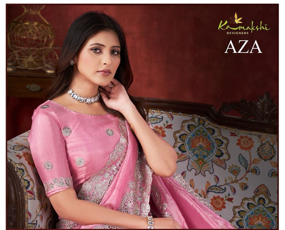 Kamakshi New Aza Series 2401 To 2409 Pure Silk Sarees