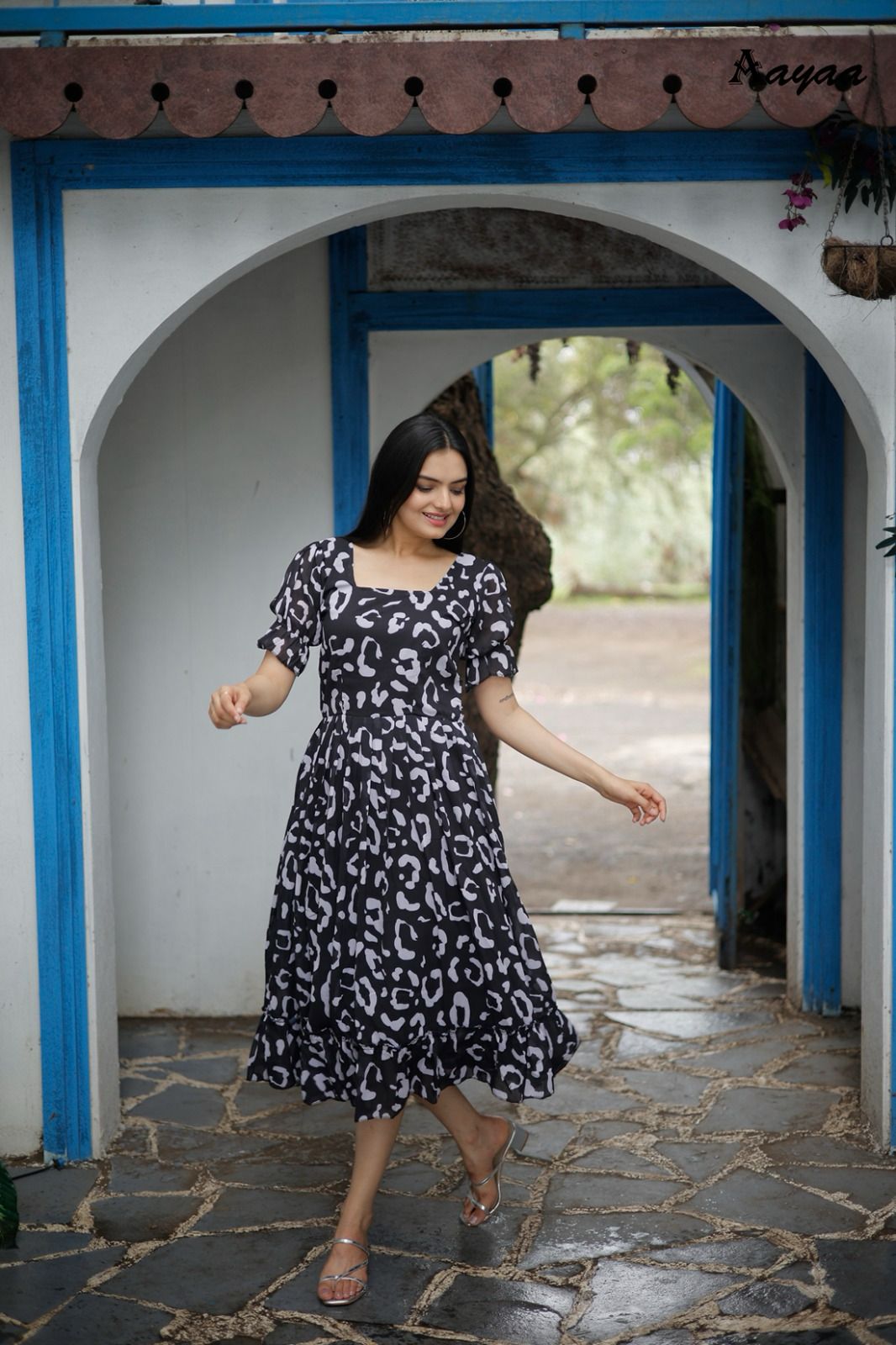 Aayaa Vol 17 Digital Print Gown Style Kurti