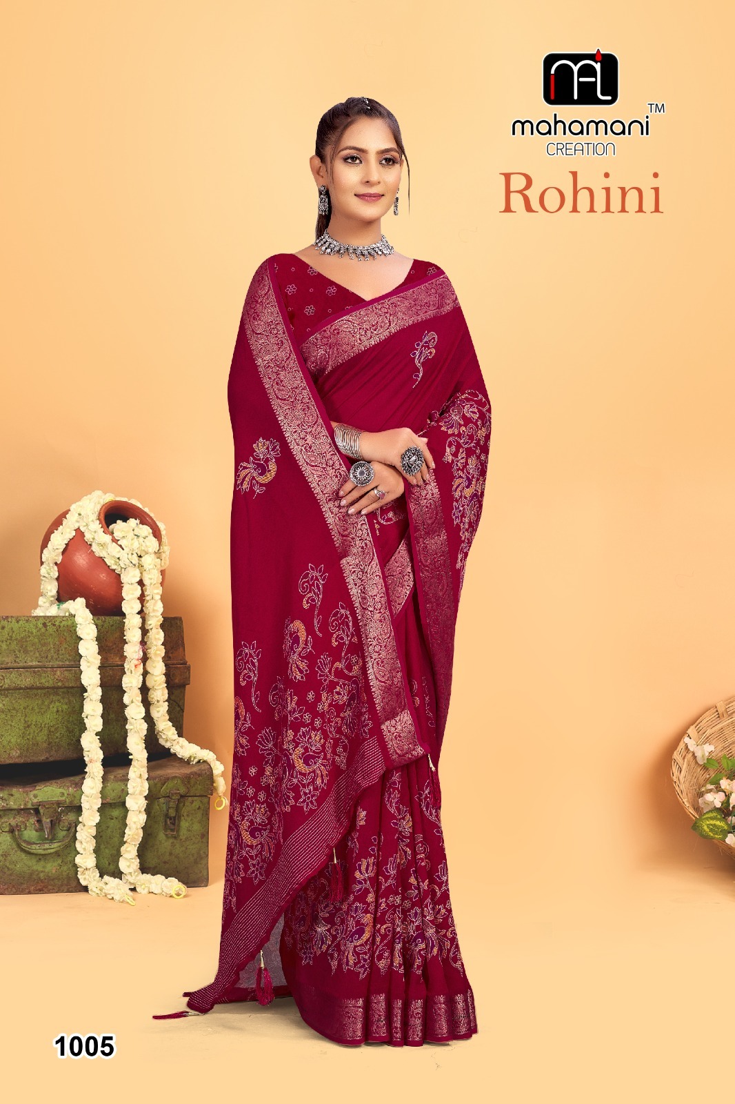 Rohini Series 1001 To 1006 By Mahamani Creation