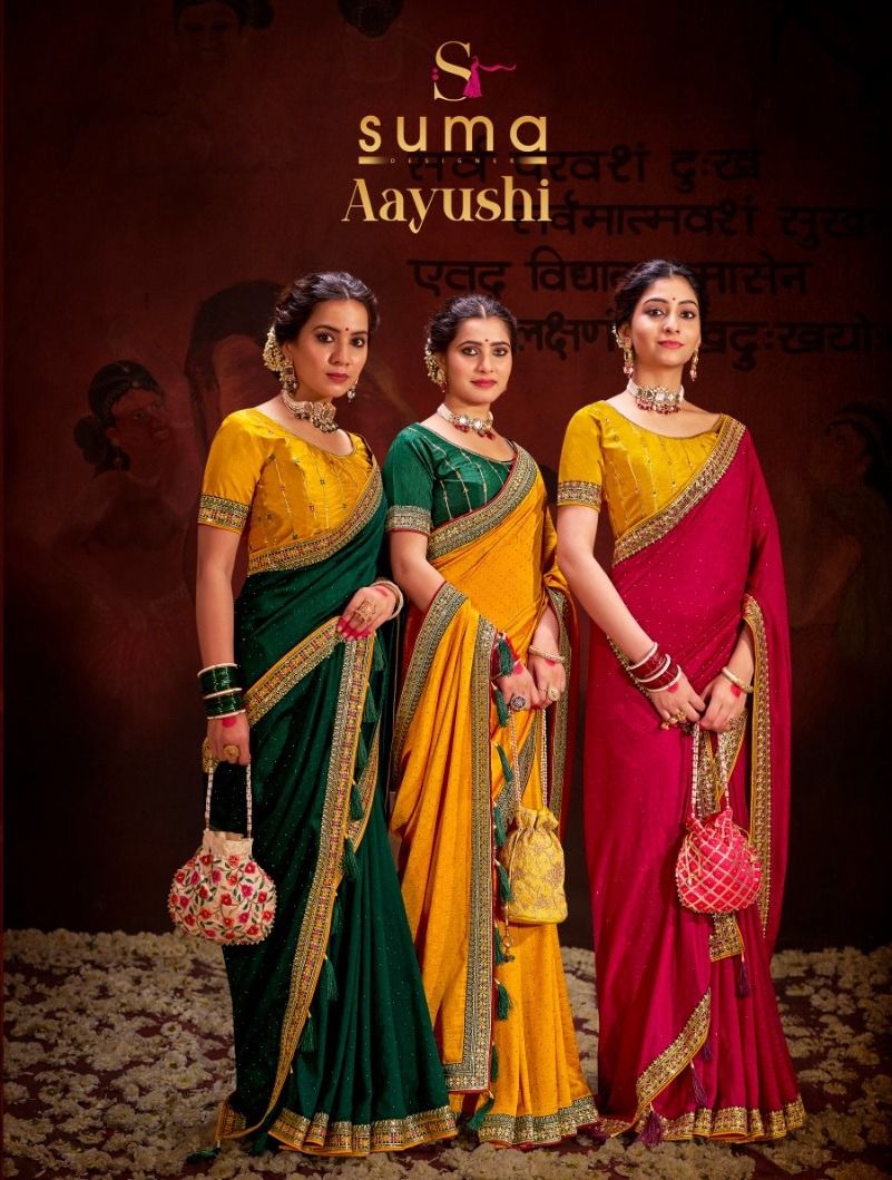 Aayushi Series 4001 To 4009 By Suma Designer
