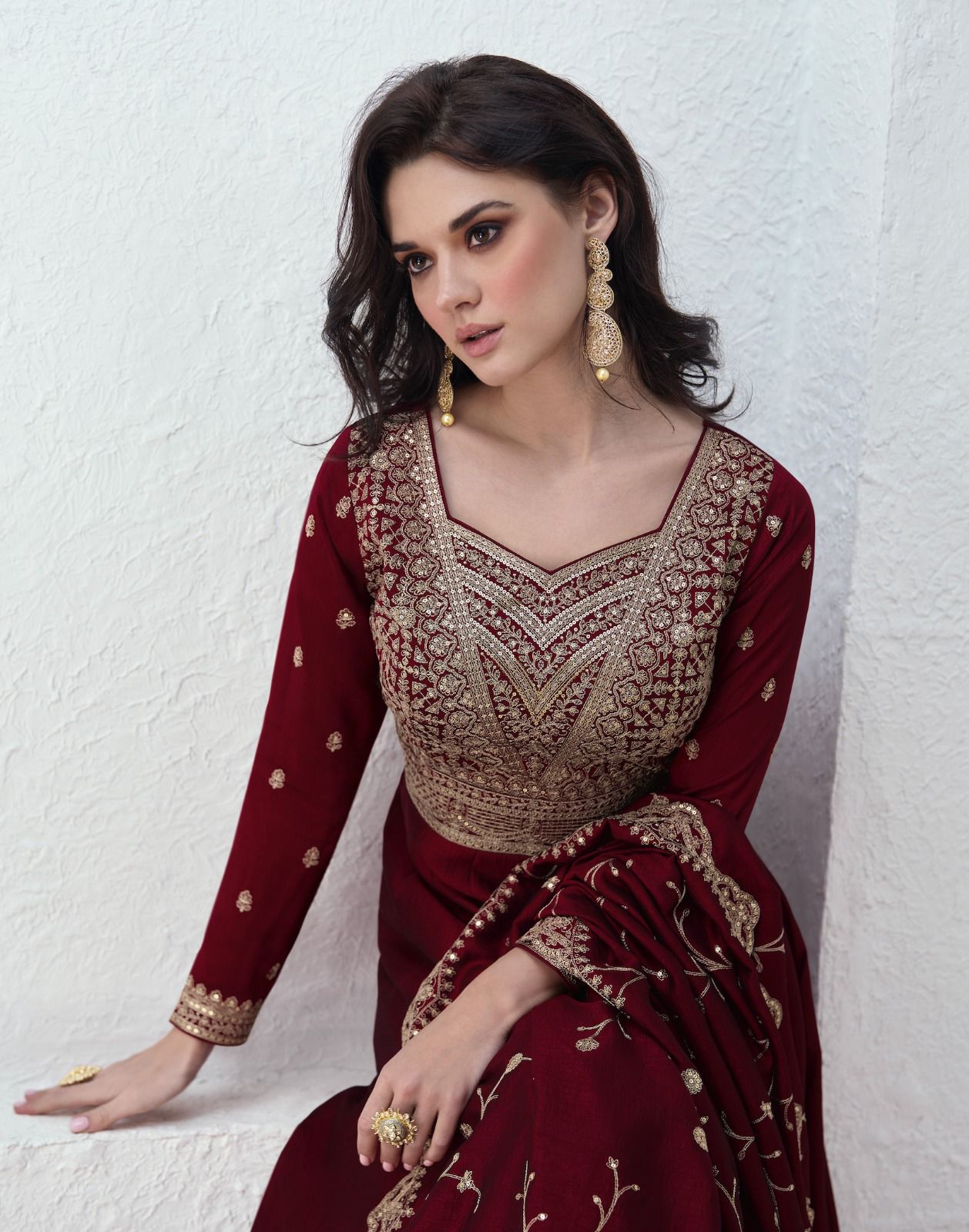 Saroj Series 9943 To 9947 By Aashirwad Creation