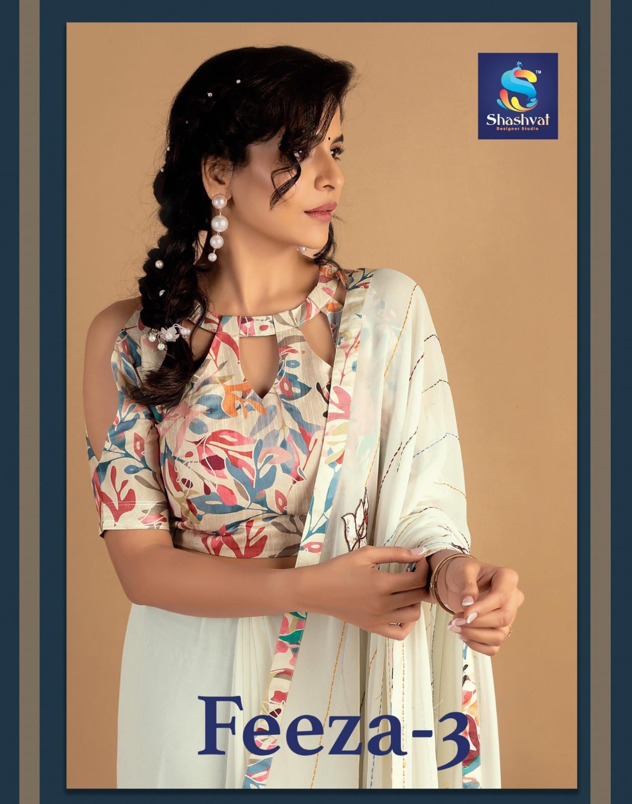 Feeza Vol 3 By Shashvat Designer Studio Fanvy Saree