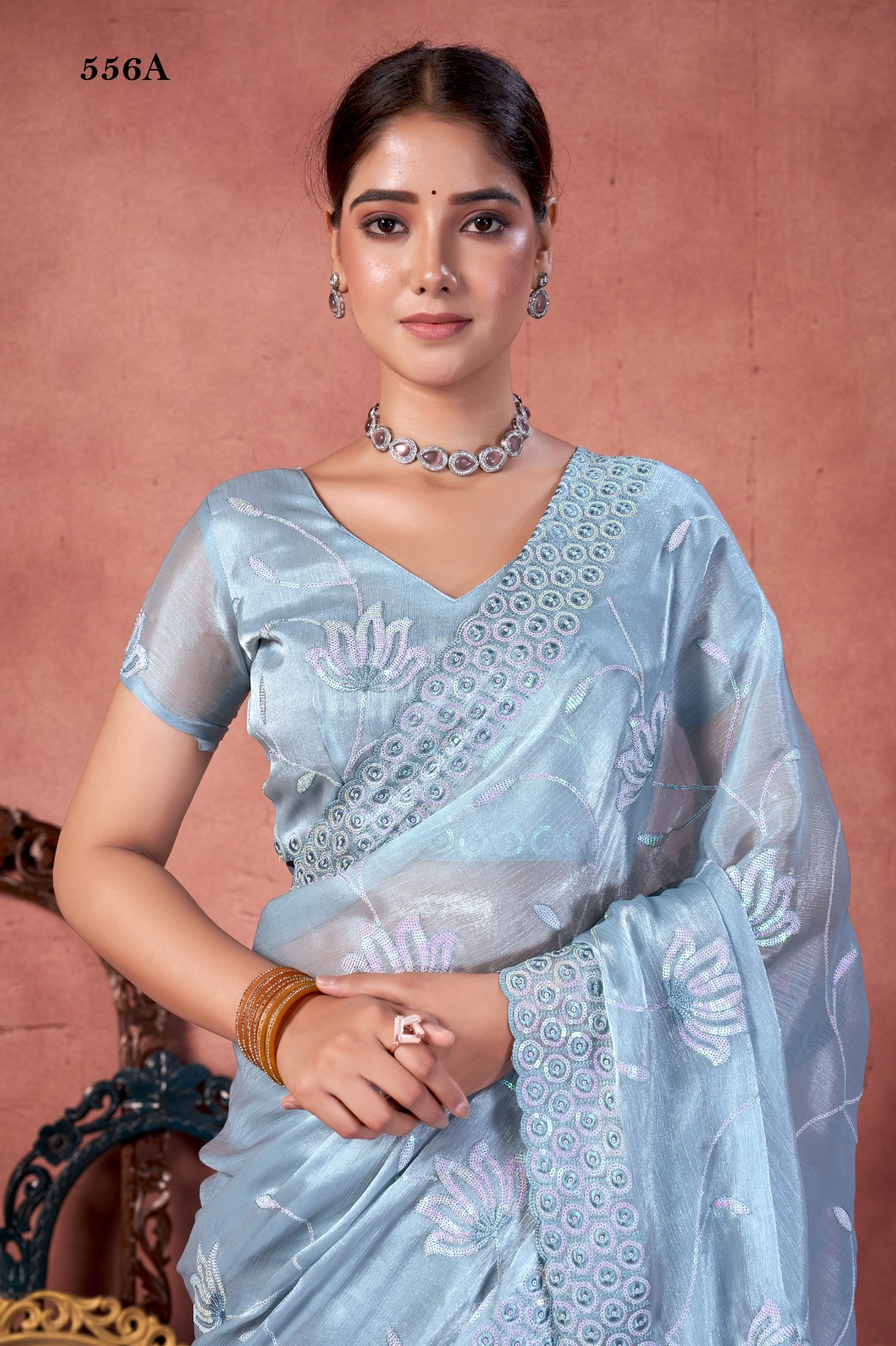 Suma Designer D.no. 556a To 556d Fancy Saree