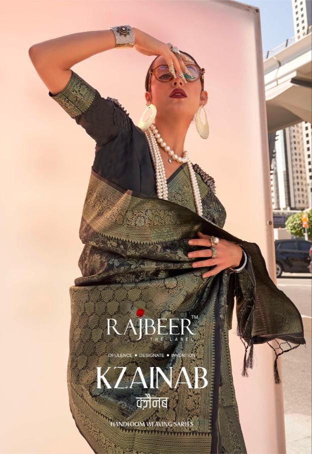 Kzainab By Rajbeer Handloom Weaving Sarees