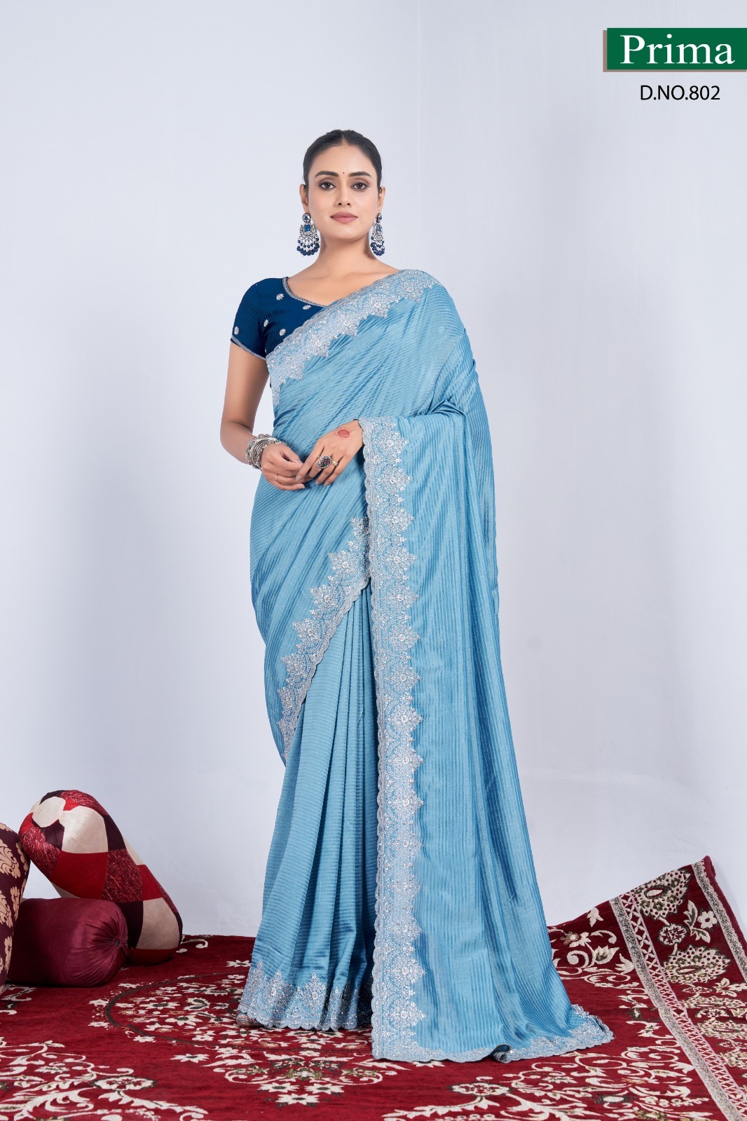 Prima Series 801 To 804 Fancy Weaving Sarees