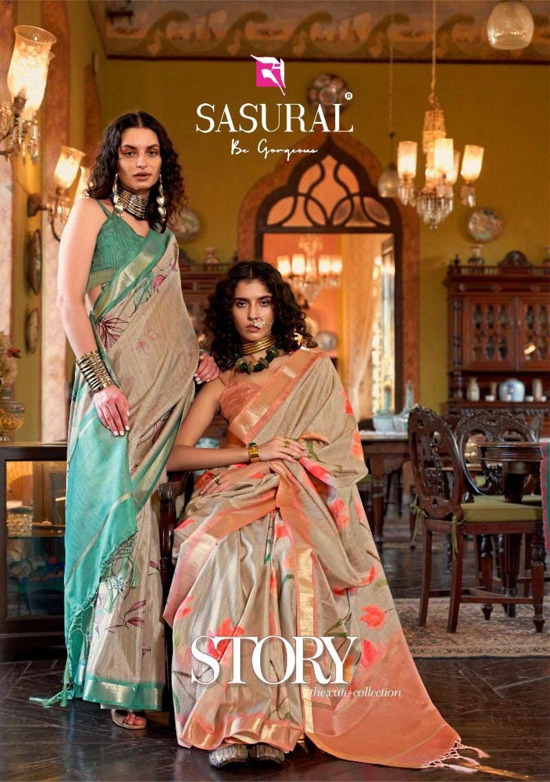Story Series 101 To 110 By Sasural Fancy Sarees Collection Surat