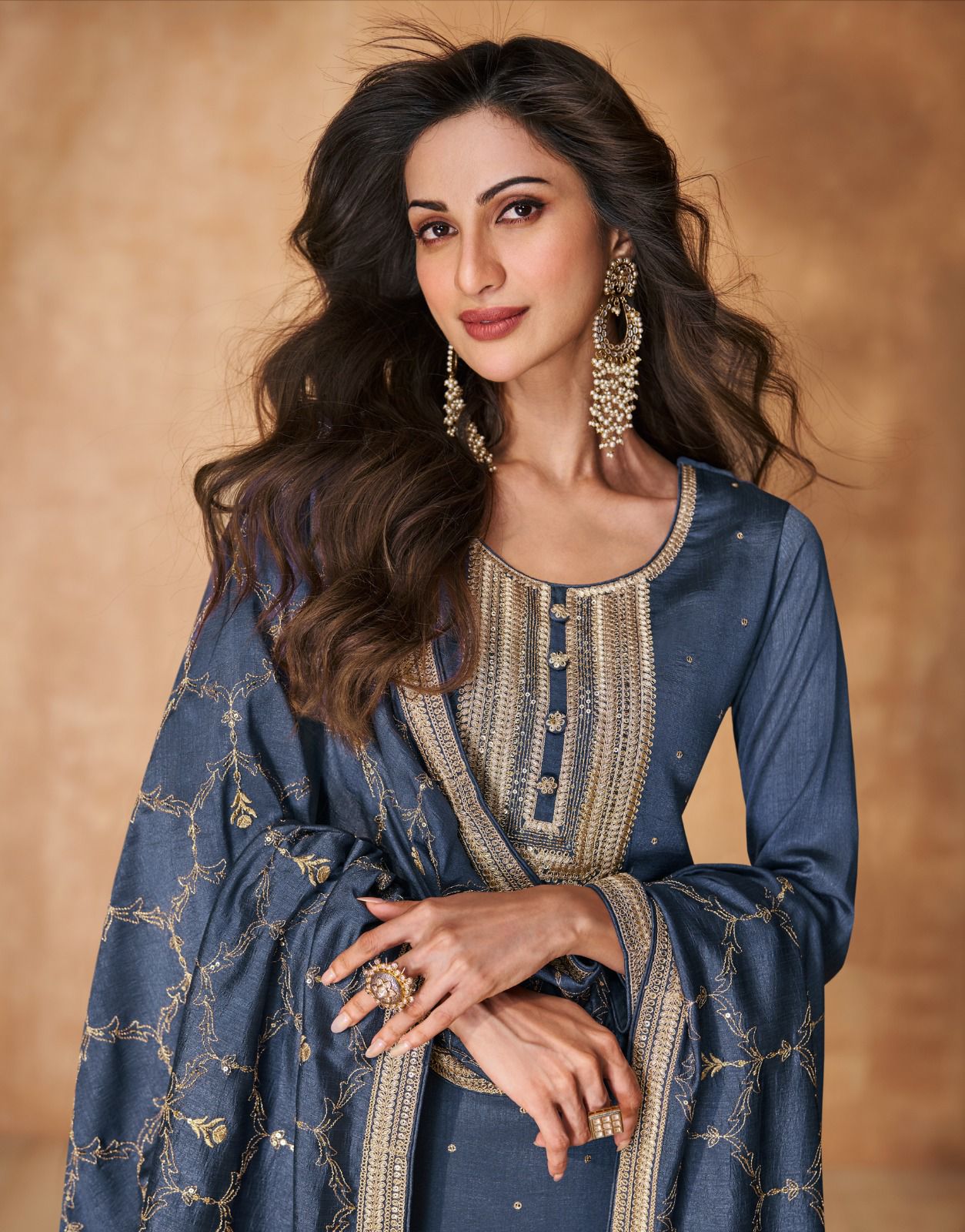 Ameena 9866 To 9868 By Aashirwad Creation Readymade Collection