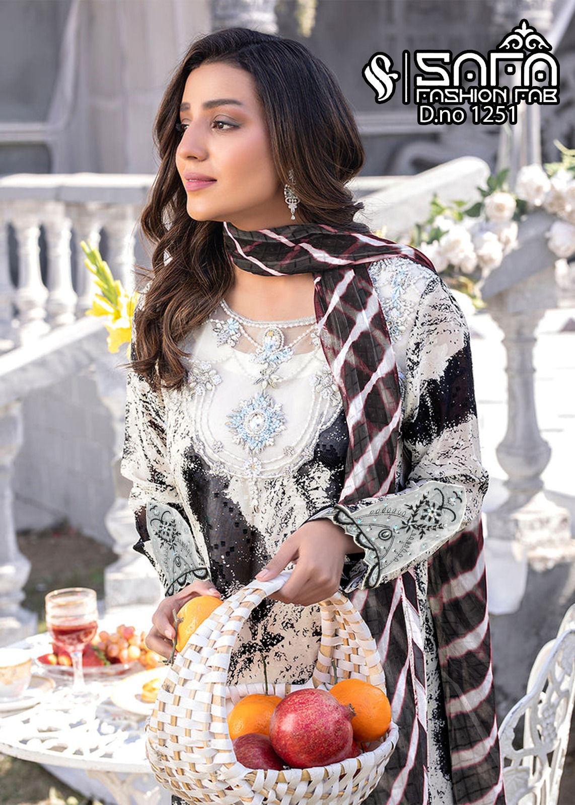 Sf D No 1251 By Safa Fashion Fab Luxury Pret Formal Wear Collection Manufacturer Surat