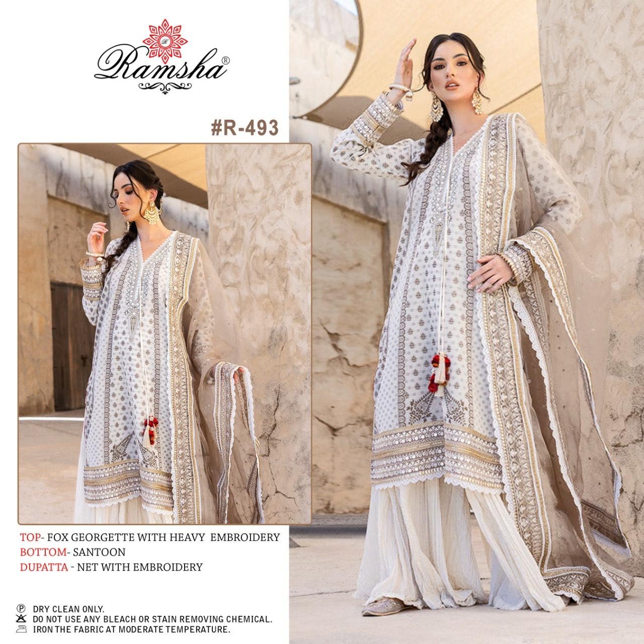 Ramsha R 490 Series Pakistani Suit