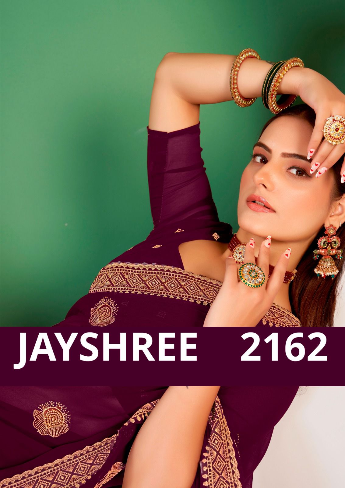 Jayshree 2162a To 2162d Georgette Fancy Sarees