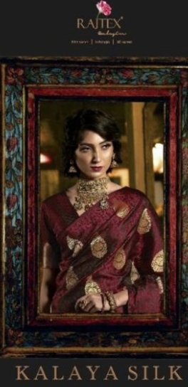Kalaya Silk Series 142001 To 142006 By Raj Tex Single Available Delar And Exporter Surat Gujarat